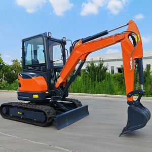 Pengiriman Gratis Excavator EPA 3Ton 4Ton Mesin Kubota Crawler Digger Mini Excavator Pertanian Mini Bagger Dengan Bucket Jempol - Product Image 1