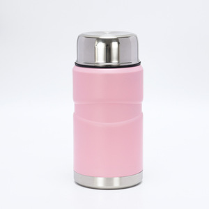 <b>Insulated</b> Food Jar <b>Lunch</b> <b>Box</b> Stainless Steel Lid Cylinder Shape Home Car Office Outdoor Use - Product Image 4
