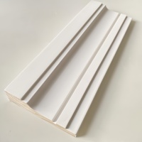 Rodapié de yeso Gesso, moldura de yeso para pared, moldura de madera