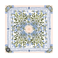 Tapis de mahjong portable Gedgan en néoprène antidérapant et insonorisant, 32,4 x 32,4 pouces, rose, pour 6 joueurs, mahjong américain