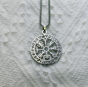 Nouveau Design Minimaliste Viking Boussole Collier Hypoallergénique En Acier Inoxydable Étanche Or Veg <span class=keywords><strong>Visir</strong></span> Pendentif Collier Bijoux - Product Image 5