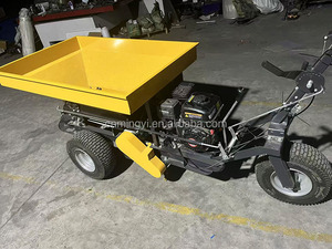 Suministro de fábrica, aplicador automático de fertilizante, pequeño esparcidor de compost autopropulsado, aplicador de fertilizante de jardín empujado a mano - Product Image 3