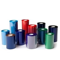Impresora de Códigos de Barras de Transferencia Térmica de 24 mm de Ancho, Marca DOWREN Premium, Compatible con Cinta de Resina Usada para Impresoras de Etiquetas Zebra TSC