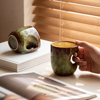 Tasses à café personnalisées de style japonais, transformées au four, en céramique, pour la maison, tasses à eau créatives, tasses de petit-déjeuner pour restaurants