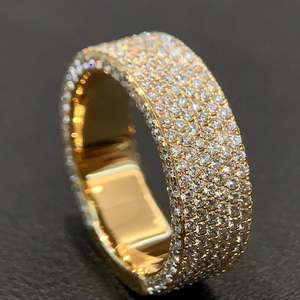 Verified Supplier 9 Carat Gold Rings Customizable Moissanite Rings |  Alibaba.com
