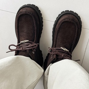 Botas para hombre 2025, nuevo estilo, suela gruesa, retro, de alta gama, botas de trabajo resistentes y elegantes, botas de desierto de cuero con revestimiento de gamuza - Product Image 4