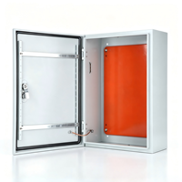 Boîtier de distribution extérieur étanche en acier avec revêtement en poudre, en ABS, PC et métal, niveau de protection IP65, boîte de commutation de distribution