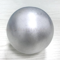 Esfera Hueca de Aluminio Pulido, 80-200 mm de Diámetro, 2 mm de Grosor, Estilo Hada, para Proyectos Comerciales y de Arte Público