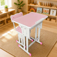 Chaises et bureaux d'étude pour élèves, en panneaux de densité et métal, tailles personnalisées, pour salles de classe du collège, chaise d'étude, chaise d'école