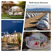 Nueva Carpa Domo Transparente, Iglú de Jardín, Domo Geodésico de Lujo para Acampar