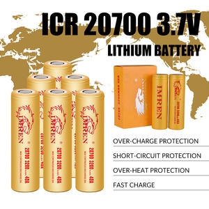 20700 батарея <span class=keywords><strong>IMREN</strong></span>, 3200 мАч, <span class=keywords><strong>40A</strong></span>, запас США, литий-ионная аккумуляторная батарея 3,7 В, 3,6 В, перезаряжаемая, Inr20700 цилиндрическая Тройная Akku US - Product Image 4