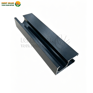 Kit de panneaux solaires Black Rail avec rail de montage en aluminium, système de <span class=keywords><strong>fixation</strong></span> pour toit métallique, système de support photovoltaïque pour panneaux solaires - Product Image 6
