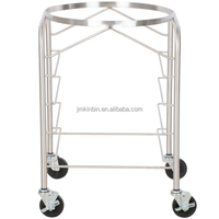 Support de Bol Mélangeur Portable en Acier Inoxydable avec Plateau Coulissant – Base Robuste pour Conteneur de Cuisine et Restauration