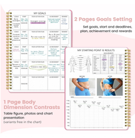 Bestseller A5 Planer Tagebuch Journal für Bodybuilding Custom ized Pink Spiral Goals Planner mit Geschenk box Papier Cover Material