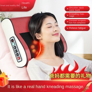 Multifunctional Cervical Spine Massage <b>Pillow</b> Hot Compress Neck & Shoulder Kneading Household Back Waist & Waist Massager - Product Image 2