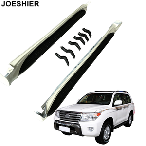 Joeshier 4x4อะลูมิเนียมออฟโรดแบบครบชุดบันไดข้างและแผงวิ่งบันไดเหยียบเท้าสำหรับ200 Land Cruiser 2008-2021 - Product Image 1