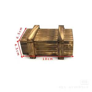 Boîte en bois décorative pour bagages et outils, accessoires de carrosserie pour voiture RC Rock Crawler à l'échelle <span class=keywords><strong>1</strong></span>/10, pièces de décoration et de mise à niveau pour RC Crawler - Product Image 5