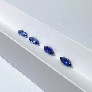 Precio al por mayor 6x3mm 9x4,5mm 10x5mm 12x6mm Lab Grown Royal <span class=keywords><strong>Blue</strong></span> Sapphire Marquise Piedra preciosa suelta para ajuste de joyería - Product Image 3