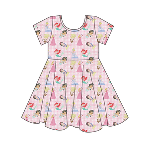 Nuovi Arrivi ODM Abiti <span class=keywords><strong>Estivi</strong></span> per Bambine in Seta di Latte Traspirante con Stampa Cartoon Personalizzata, Abbigliamento per Bambini all'Ingrosso - Product Image 6