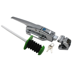 1178 Adjustable Semi-Recessed Door Handle Stainless Steel Zinc Alloy 15cm For Cold Storage Freezer Oven Rice Steamer - Product Image 4