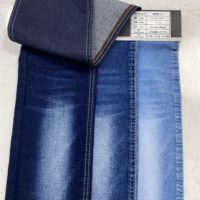 Tela Vaquera de Algodón de Alta Calidad BR872-1, Tela Vaquera Índigo
