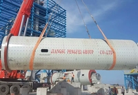 Moulin à billes pour la fabrication du ciment, moteur Siemens, réducteur Flender, marque Pengfei