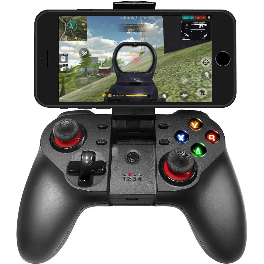 ISHAKO אלחוטי Smartphone משחק בקר הטוב ביותר Gamepad אנדרואיד ג 'ויסטיק עבור PUBG נייד בקר