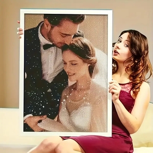 MOQ=1 Pintura de Diamantes 5D Personalizada con Enví<span class=keywords><strong>o</strong></span> Directo, Arte de Diamantes DIY para Decoración de Paredes del Hogar y Cuadros - Product Image 5