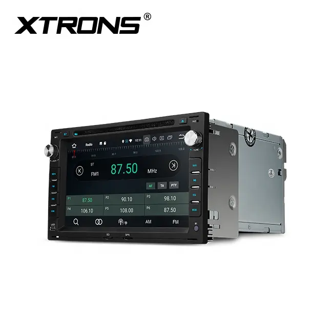 XTRONS 7 inç oto elektroniği gps navigasyon Android araç dvd oynatıcı oynatıcı vw passat b5 skoda octavia, radyo araba 2 din