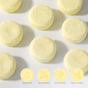 أجهزة GLOWAY لوازم معطرة مخصصة من البلاستيك مجاناً 12 قرص صابون يد رغوي للسفر أقراص قابلة لإعادة الملء مع عبوة ورقية قابلة للتحلل - Product Image 4