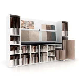 Tile Stone Display Rack Plats Color Mosaic Quartz Tiles Display Stand For 6 X 24 Wood Look