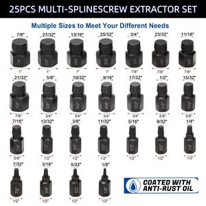 Ensemble d'extracteurs <span class=keywords><strong>de</strong></span> vis endommagées et décapées pour la réparation automobile, le bricolage à domicile, retrait facile avec filetage inversé, faible MOQ en stock - Product Image 4
