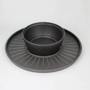 Producto en Tendencia 2026: Sartén Redonda Comercial de Hierro Fundido para Hot Pot y Bistecs - Product Image 3