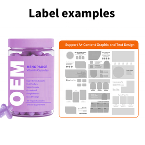 Cápsulas para la Menopausia de Marca Privada OEM para Mujeres con Vitamina D3, B6 y Cohosh Negro, MOQ Flexible, Lanzamiento Rápido, Certificación cGMP y COA - Product Image 6