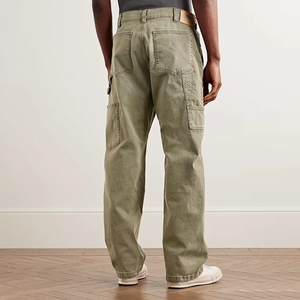 Pantalones Vaqueros Rectos Personalizados de Alta Calidad para Hombre, Pantalones de Trabajo con Doble Rodilla - Product Image 2