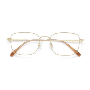 กรอบแว่นตาโลหะผสมดันหยาง สแควร์ ยูนิเซ็กส์เลนส์อะคริลิคแบบเต็มกรอบ เทรนด์แฟชั่น 58232 - Product Image 1