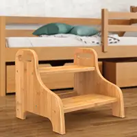 Деревянная табуретка с двумя ступеньками для детей и взрослых