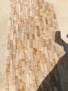 Giá cả cạnh tranh chia bề mặt màu vàng gỗ Slate tường gạch đá tự nhiên Ốp cho ngôi nhà trang trí - Product Image 5