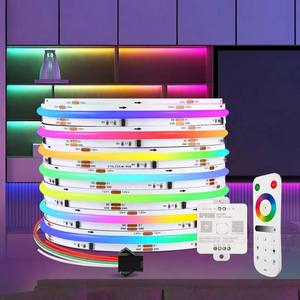Bande LED COB RVB IC WS2811 en gros, 420 LED/m, adressable RGBIC FCOB, ruban numérique flexible, <span class=keywords><strong>prix</strong></span> usine pour projets OEM ODM - Product Image 2
