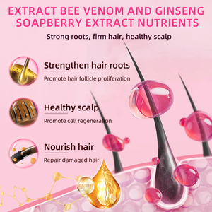 Keleek Black Ginseng Propolis Anti-Dandruff <strong>Shampoo</strong> 260ml Deep Cleansing Scalp Smooth Hydrating Hair Wash Repair Dry Frizzy Hair - Product Image 2