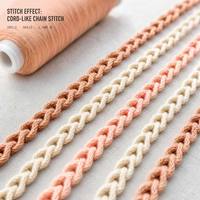 Fil à broder en nylon 28s mercerisé haute ténacité 1500m 265 couleurs, fil épais pour pulls, vente en gros
