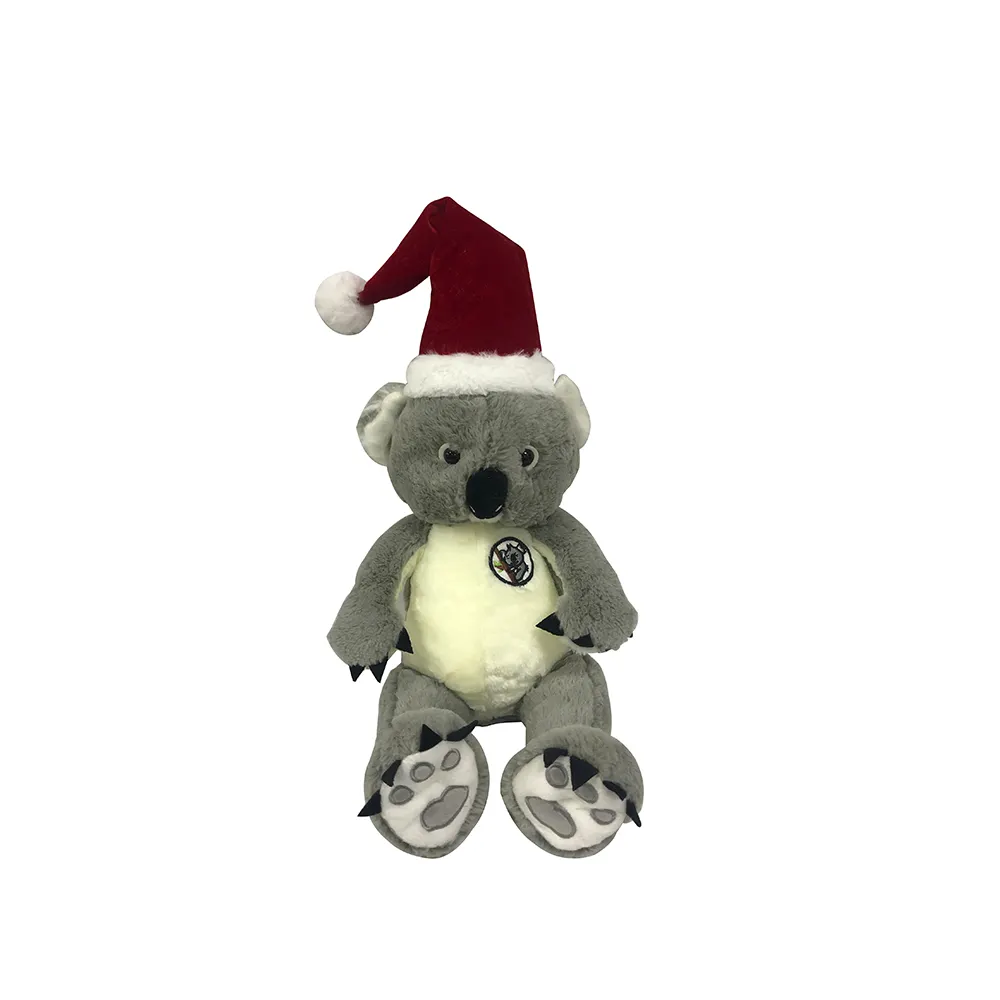 Muñecos de Koala de peluche personalizados con sombrero de Navidad Shopwindow Mall Decoración Navidad Koalas Oso Juguete