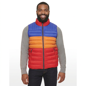 Contemporary <b>Puffer</b> <b>Vest</b> <b>Jacket</b> Custom Design Waterproof Quilted Winter Outerwear Nylon Sleeveless Casual Fashion Bodywarmer - Product Image 1