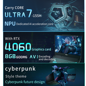 Ordinateur portable de jeu léger <span class=keywords><strong>MSI</strong></span> Star Shadow Air 15 2024 FHD 144Hz Ultra7 155H RTX4060 512GB SSD Student - Product Image 2