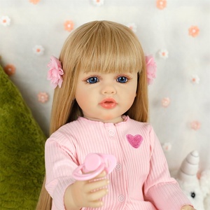 Lifereborn Venta caliente promocional 55CM Beb <span class=keywords><strong>Reborn</strong></span> Real Baby Girl Dolls Pintura facial mejorada <span class=keywords><strong>Reborn</strong></span> Baby Dolls - Product Image 1