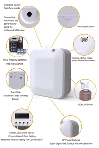 X2-S Nouveau Design Petit <span class=keywords><strong>Air</strong></span> Nébuliseur Parfum Machine Arôme Utilisation du Diffuseur Huile Essentielle Batterie Avec Câble USB Libre pour le Ménage - Product Image 5