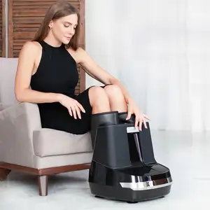 GESS Foot Electric Shiatsu Foot SPA Leg Calf Heating Vibration Cheap Price Massage Machine 4D Roller Foot Massager