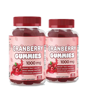 Caramelle Gommose Naturali al Mirtillo Rosso per Supporto Energetico e Immunitario, Etichetta Privata OEM/ODM/OBM per Adulti - Product Image 1