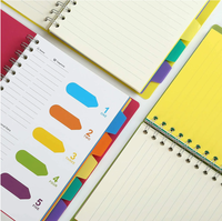 Offre Spéciale – Carnet A5 à Couverture PP, 5 Sujets, Intercalaires Colorés, Onglets d'Indexation, 240 Pages, Reliure Spirale – Idéal pour Étudiants, Papeterie, Cadeaux