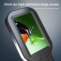 Factory Supply 500X Handheld Digital Magnifier HD Screen Rechargeable with LED and UV Light for Education Science Hobbyists